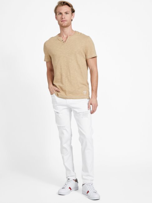 Jean Skinny Moderne Délavé Blanc Destory Guess Avalon