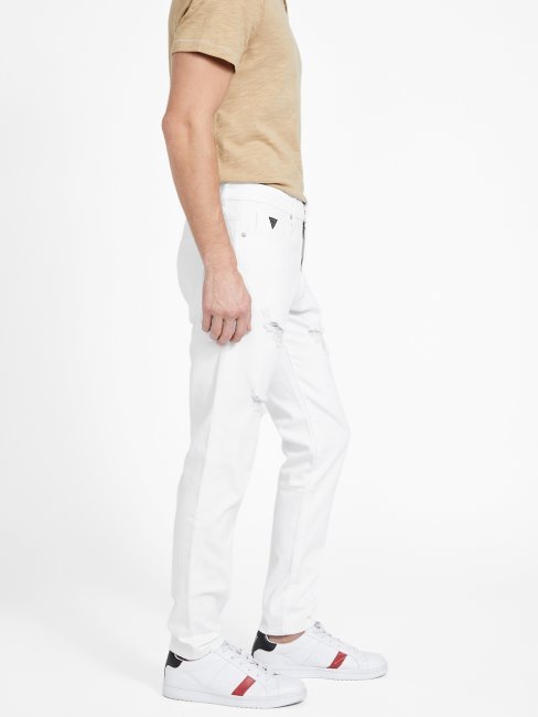 Jean Skinny Moderne Délavé Blanc Destory Guess Avalon