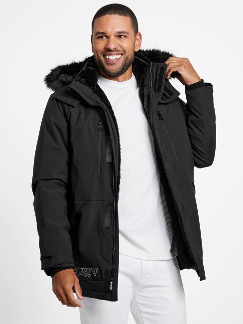 Parka Guess Eco Ales Noir De Jais