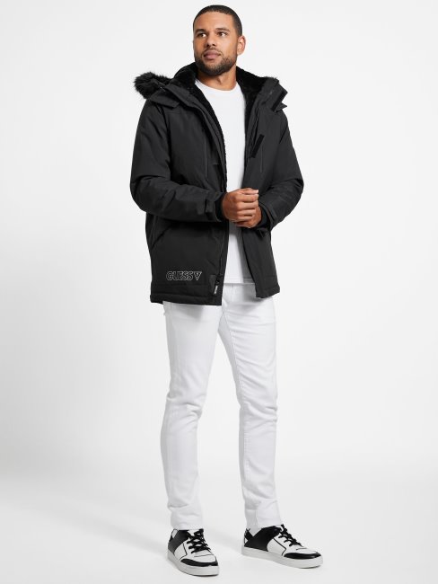 Parka Guess Eco Ales Noir De Jais