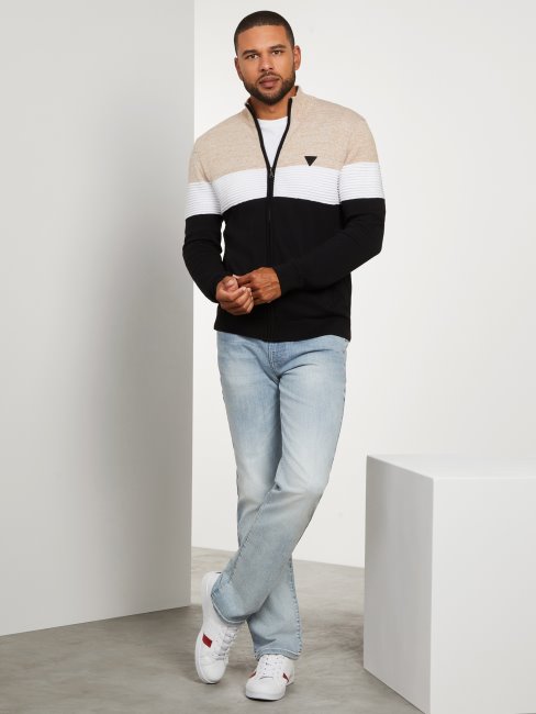 Guess Delmar Jean Slim Droit Nouveau Délavage Clair