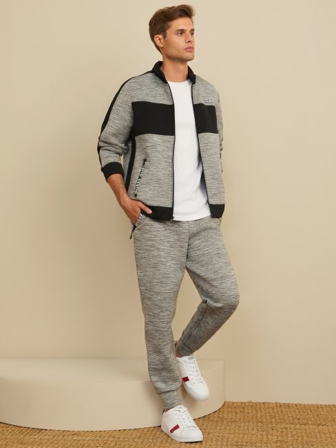 Gris Clair Chiné Benson Scuba Jogger Guess