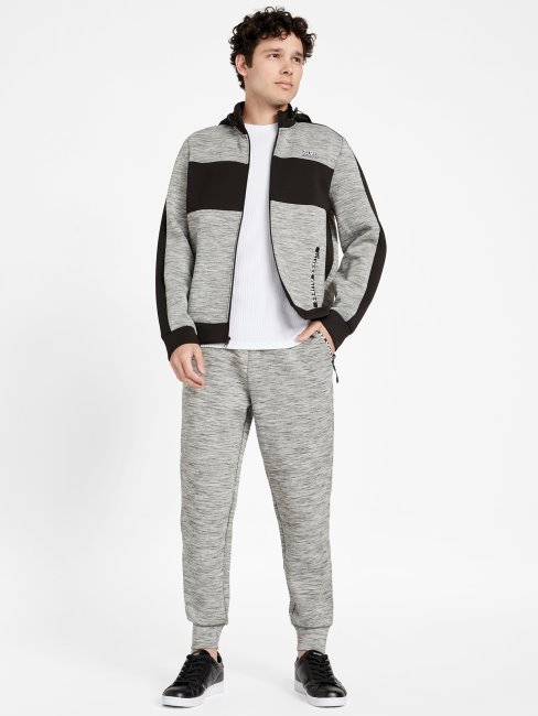 Gris Clair Chiné Benson Scuba Jogger Guess