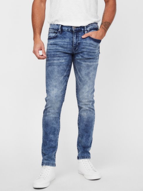 Jean Skinny Sammy Naturel Multi-délavé