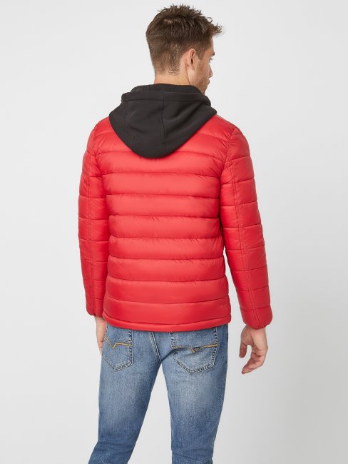 Veste Matelassée Hampton Varsity Rouge Guess