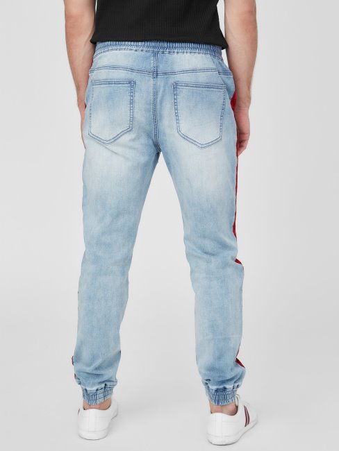 Pantalon De Jogging En Denim Eco Tyler Délavé Clair Guess