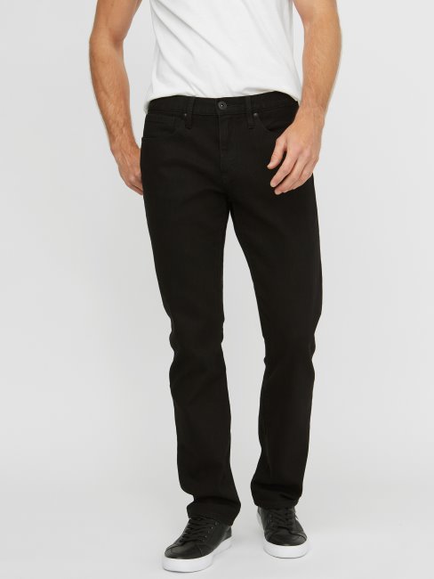 Guess Delmar Slim Jean Droit Noir Délavé