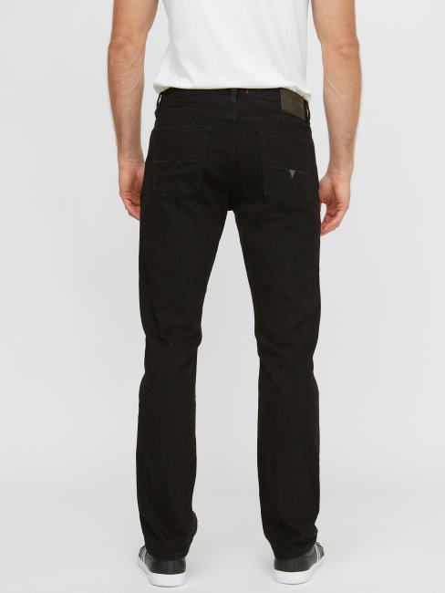 Guess Delmar Slim Jean Droit Noir Délavé