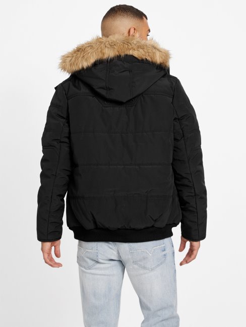 Doudoune Guess Dustin Noir De Jais