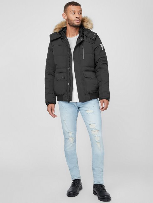 Duncan Veste Guess Noir De Jais