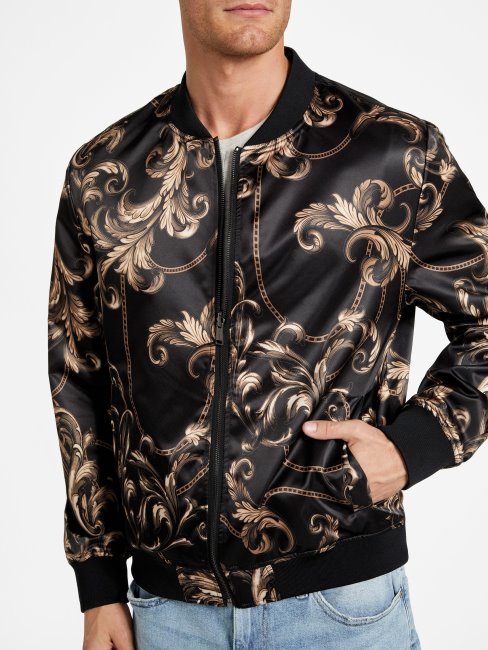 Blouson De Vol Réversible Jet Noir Guess Evo