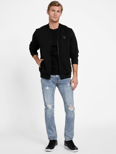 Veste De Vol Matelassée Astro Guess Noir De Jais