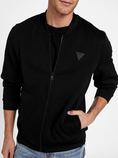 Veste De Vol Matelassée Astro Guess Noir De Jais