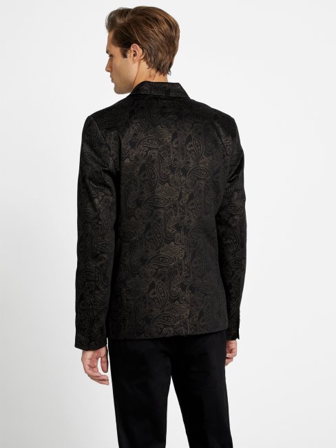 Guess Blazer Phoenix Paisley Noir De Jais