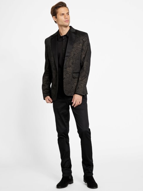 Guess Blazer Phoenix Paisley Noir De Jais