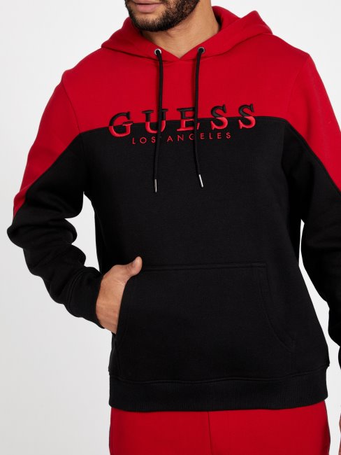 Eco Marcus Logo Sweat à Capuche Guess Varsity Red