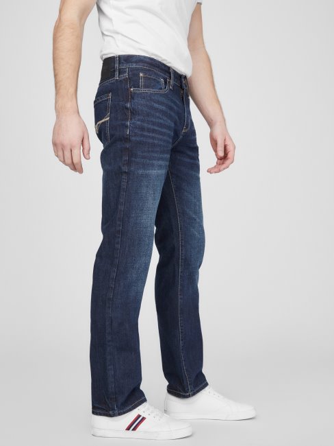 Jean Droit Slim Delmar Délavé Foncé Rowland