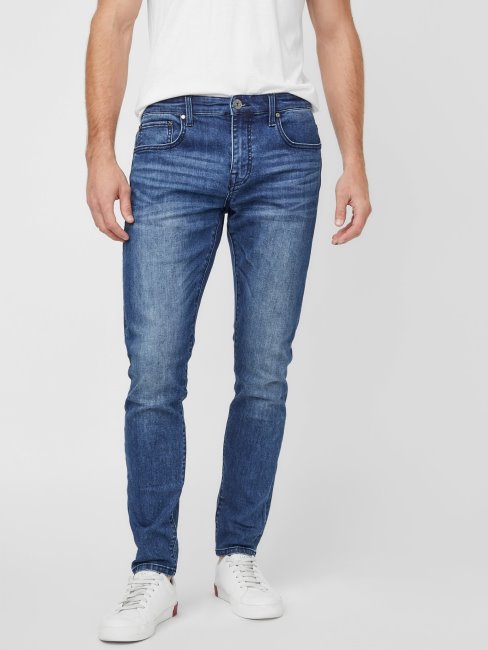 Jean Skinny Moderne Guess Avalon à Délavage Moyen