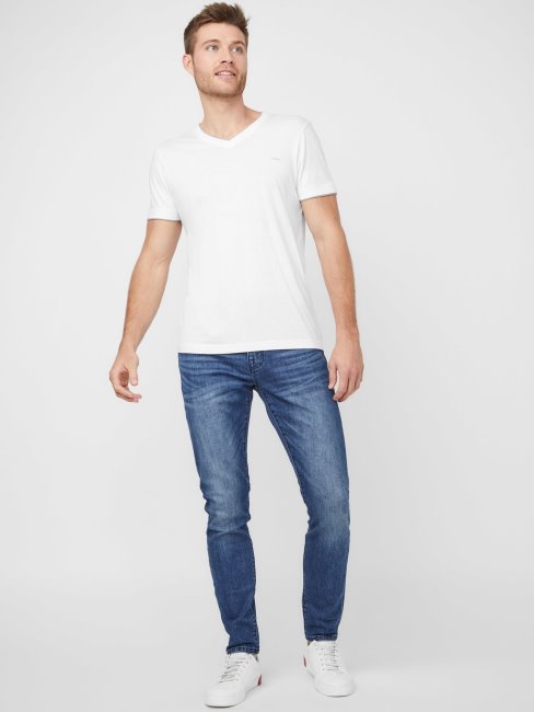 Jean Skinny Moderne Guess Avalon à Délavage Moyen