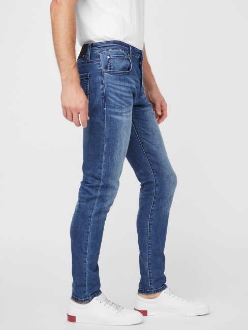 Jean Skinny Moderne Guess Avalon à Délavage Moyen