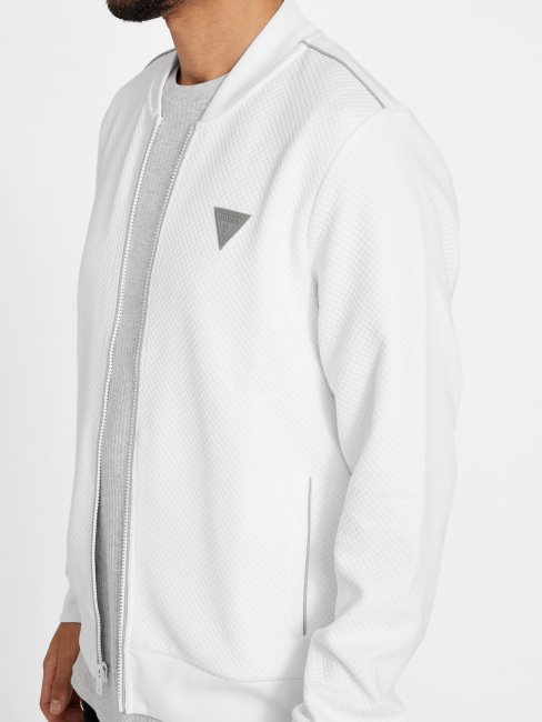 Guess Astro Veste De Vol Matelassée Blanc Pur