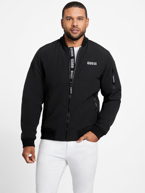 Veste à Capuche Saul Noir Jet Guess