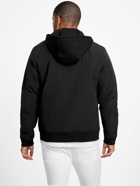 Veste à Capuche Saul Noir Jet Guess