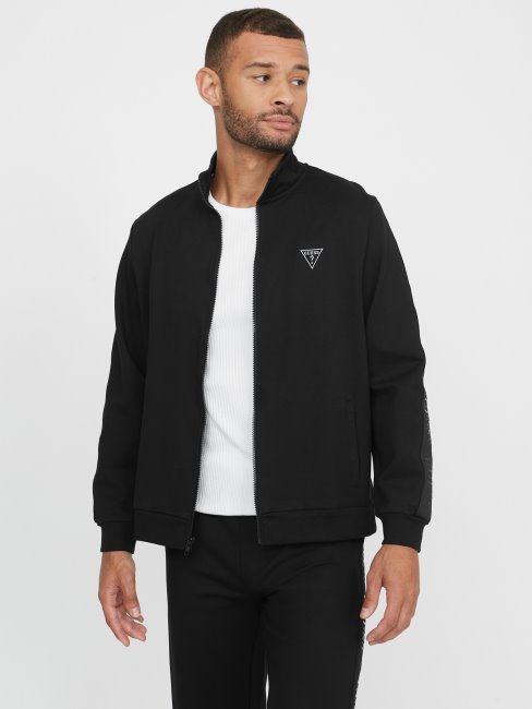 Guess - Veste Zippée Noir Jet Eco Andrew Logo