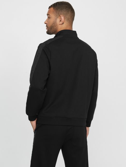 Guess - Veste Zippée Noir Jet Eco Andrew Logo
