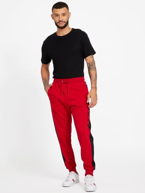 Varsity Rouge Eco Marcus Logo Jogger Suppose