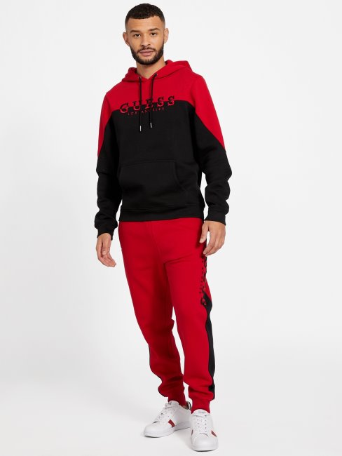 Varsity Rouge Eco Marcus Logo Jogger Suppose