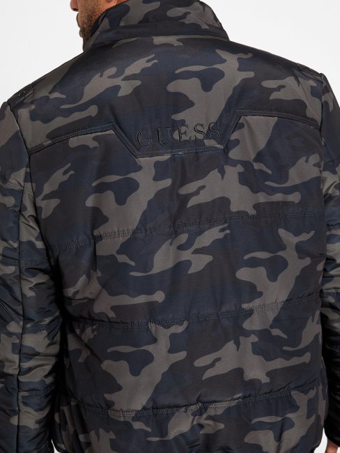 Veste Matelassée Dustin Camouflage Guess