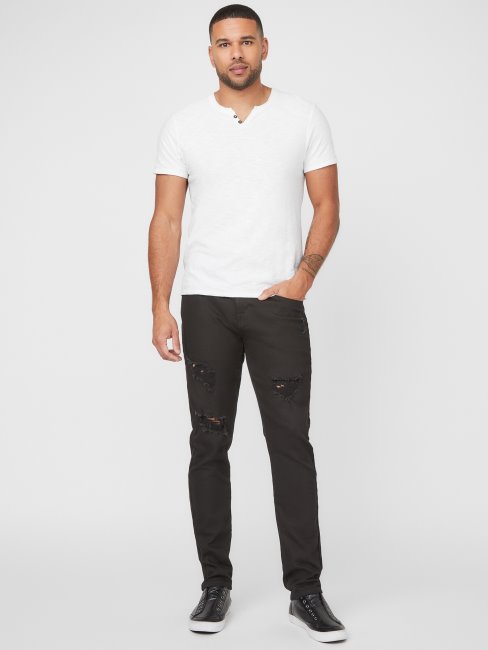 Jean Slim Fuselé Halsted Noir Guess