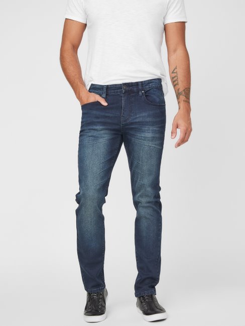 Jean Skinny Scotch Délavé Foncé