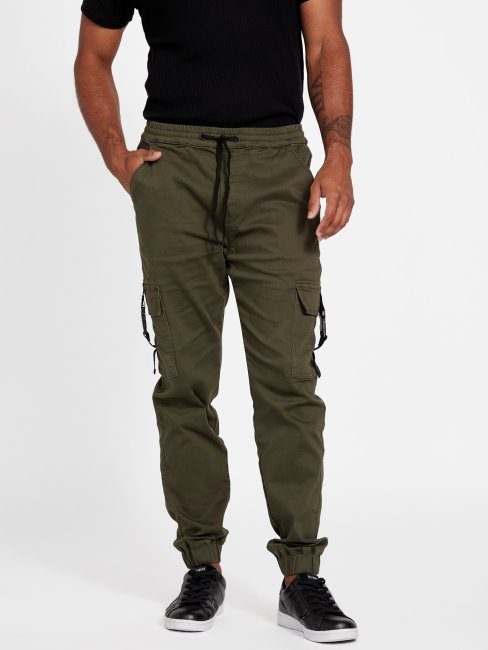 Pantalon De Jogging Cargo Mikko Olive Multi Guess