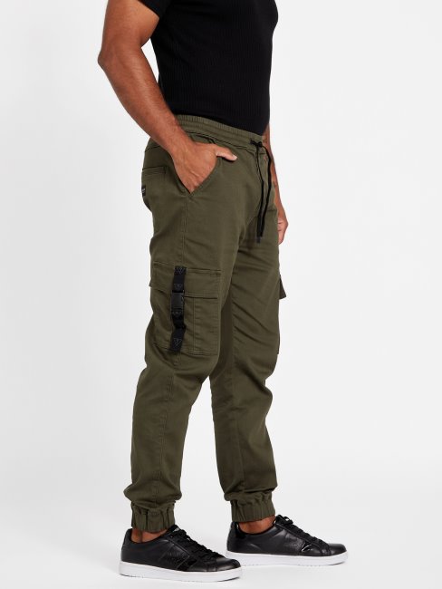 Pantalon De Jogging Cargo Mikko Olive Multi Guess
