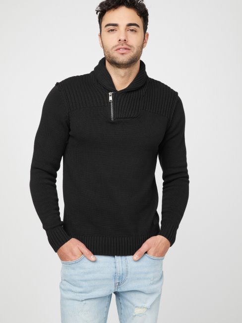 Pull Châle Caly Noir De Jais Guess