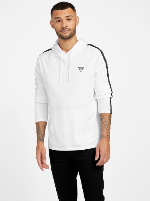 Sweat à Capuche Guess Raf Blanc Pur