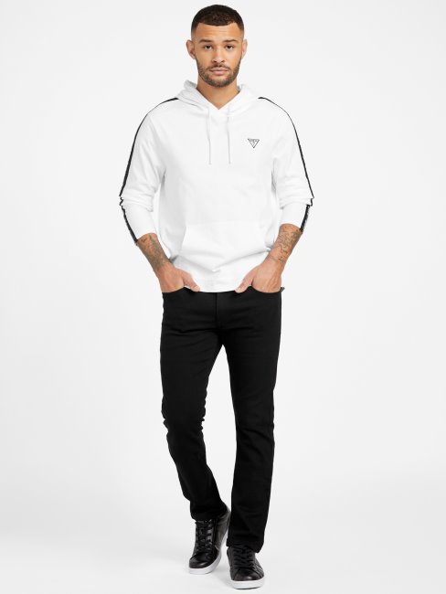 Sweat à Capuche Guess Raf Blanc Pur