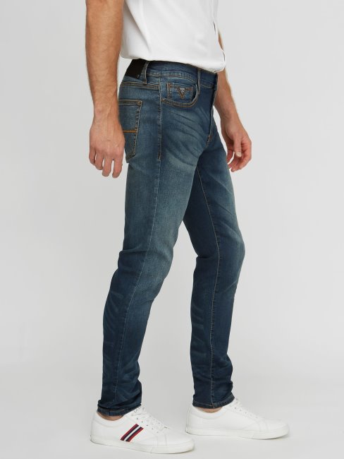 Sammy Jean Skinny Moderne Super Stretch Délavé Foncé Guess