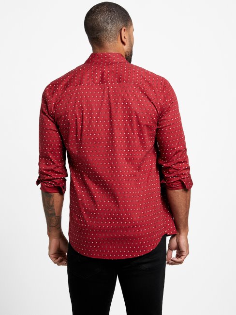 Nuisette Guess Tully Geo Pocket Rouge Noir