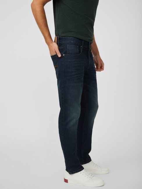 Guess Halsted Jean Fuselé Slim Délavé Foncé