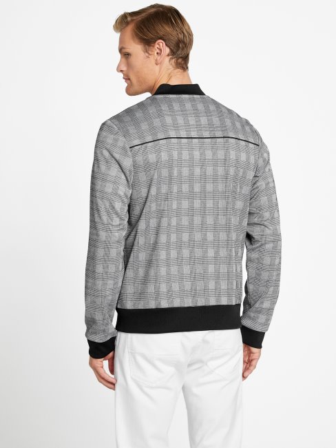 Guess Veste De Vol à Carreaux Multi Astro Noir De Jais