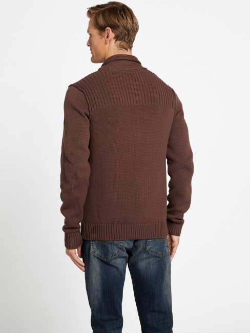 Chandail Châle Caly Guess Mousse Au Chocolat