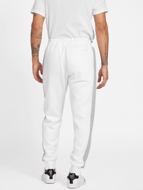 Guess Eco Marcus Logo Jogger Blanc Pur