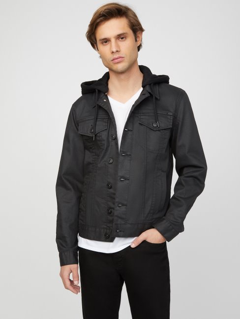 Veste En Jean Rakim Guess Noir Délavé