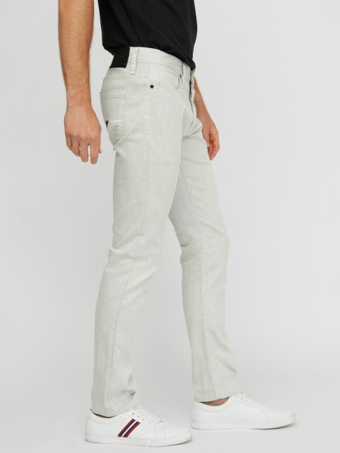 Guess Sammy Jean Skinny Délavé Blanc Destory
