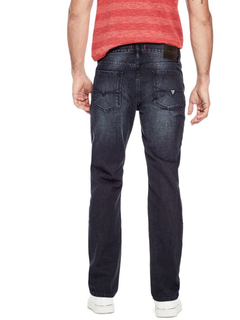 Jean Droit Crescent Délavé Foncé