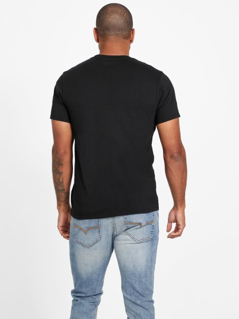 T-shirt à Col Rond Et Logo Kwes Noir De Jais Devinez