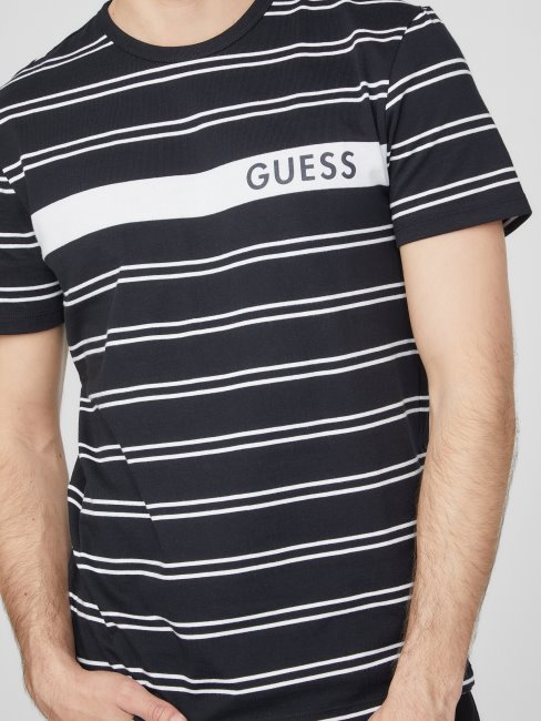 T-shirt à Rayures Peter Noir De Jais Devinez